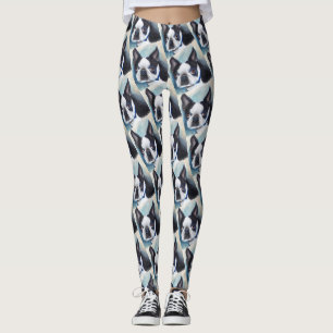 SCHWARZWEISS-BOSTON TERRIER LEGGINGS