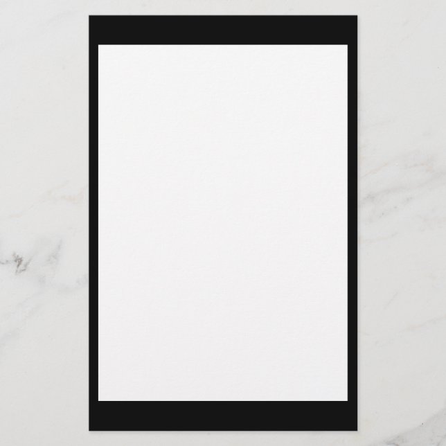 Schwarzweiss-Briefpapier Briefpapier (Vorderseite)