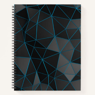 Schwarzweiß-Bullet-Journal/Lined-Notebook Notizbuch