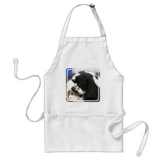 Schwarzweiss-Cockerspaniel-Schürze Schürze