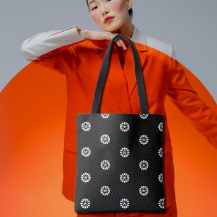 Schwarzweiß-Déco-Muster