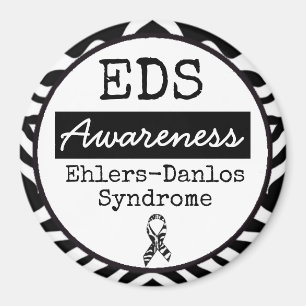 Schwarzweiss-Ehlers-Danlos Syndrom EDS-Magnet Magnet