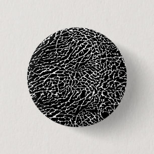 Schwarzweiß-Elefantendruck Button