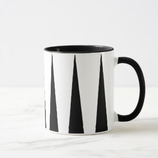 Schwarzweiss-Farbblock Tasse