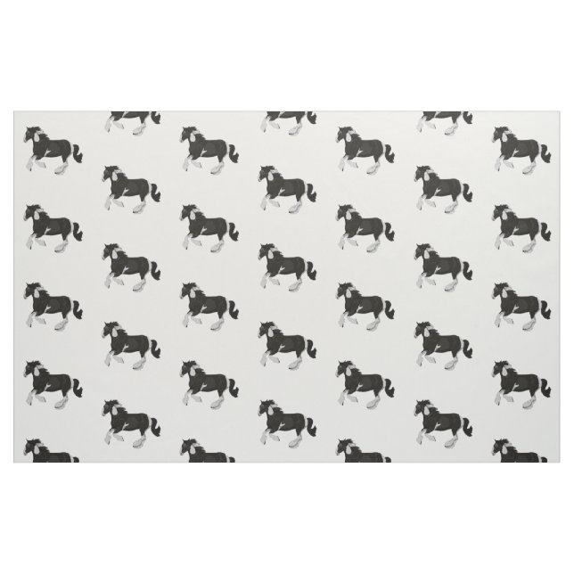 Schwarzweiss-Farbepinto-Sinti und Roma Vanner Stoff (Fat Quarter (45,7 x 55,9 cm))