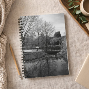 Schwarzweiß-Fotografie der Natur  Notizblock