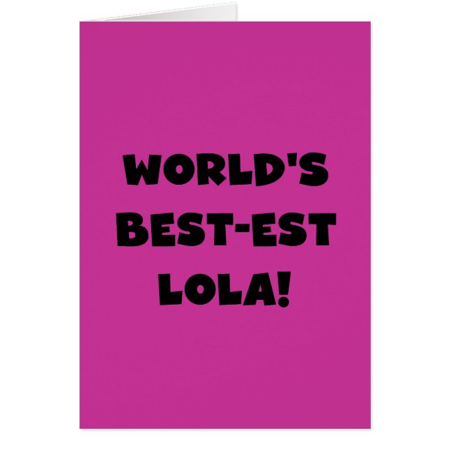 Schwarzweiss-Geschenk T-Shirts des Gut-est Lola (Vorne)