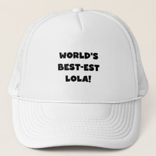 Schwarzweiss-Geschenk T-Shirts des Gut-est Lola Truckerkappe