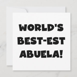 Schwarzweiss-Geschenke des Gut-est Abuela der Welt