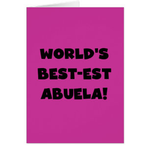 Schwarzweiss-Geschenke des Gut-est Abuela der Welt