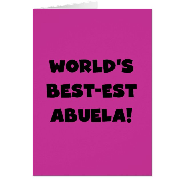 Schwarzweiss-Geschenke des Gut-est Abuela der Welt (Vorne)