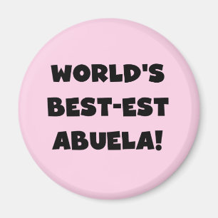 Schwarzweiss-Geschenke des Gut-est Abuela der Welt Magnet