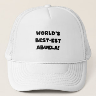 Schwarzweiss-Geschenke des Gut-est Abuela der Welt Truckerkappe