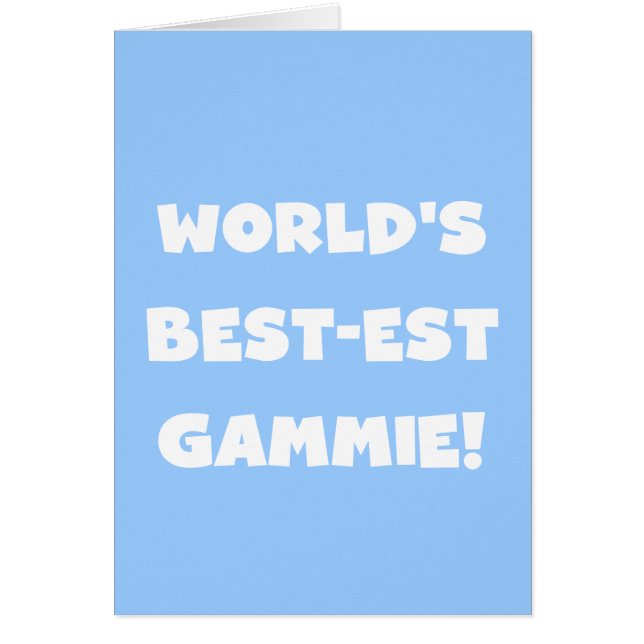 Schwarzweiss-Geschenke des Gut-est Gammie der Welt (Vorne)