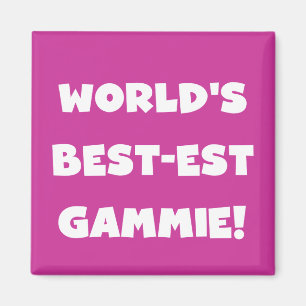 Schwarzweiss-Geschenke des Gut-est Gammie der Welt Magnet