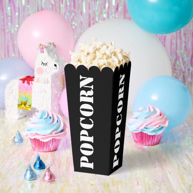 Schwarzweiß Geschenkschachtel (Party)