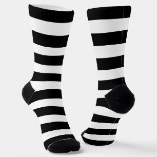 Schwarzweiß gestreift socken