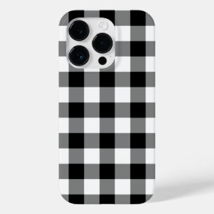 Schwarzweiss-Gingham-Muster Case-Mate iPhone 14 Pro Hülle