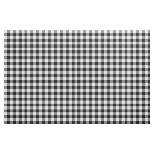 Schwarzweiss-Gingham-Muster-Gewebe Stoff (Fat Quarter (45,7 x 55,9 cm))