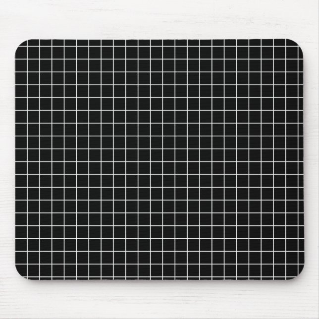SCHWARZWEISS-GITTER MOUSEPAD (Vorne)