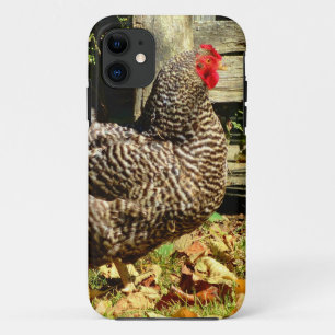Schwarzweiss-Huhn iPhone 11 Hülle