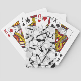 Schwarzweiß in Motion Playing Cards Spielkarten