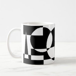 Schwarzweiss Kaffeetasse