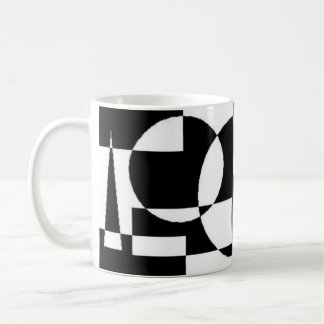 Schwarzweiss Kaffeetasse