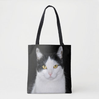 Schwarzweiss-Katzen-Porträt