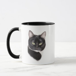 Schwarzweiss-Katzen-Tasse Tasse