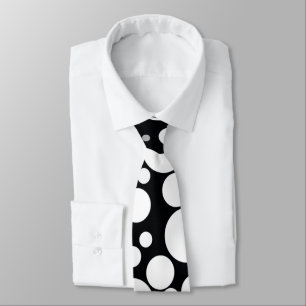 Schwarzweiß-Krawatte Krawatte