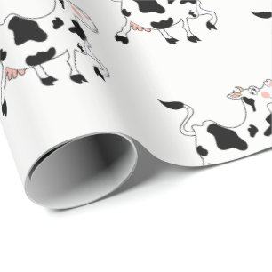 Schwarzweiss-Kuh-Packpapier Geschenkpapier