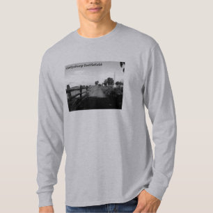 Schwarzweiss-lange Hülse Gettysburg T-Shirt