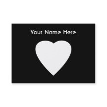 Schwarzweiss-Liebe-Herz-Entwurf