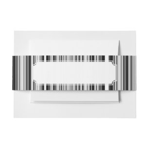 Schwarzweiss-Linien Einladungsbanderole