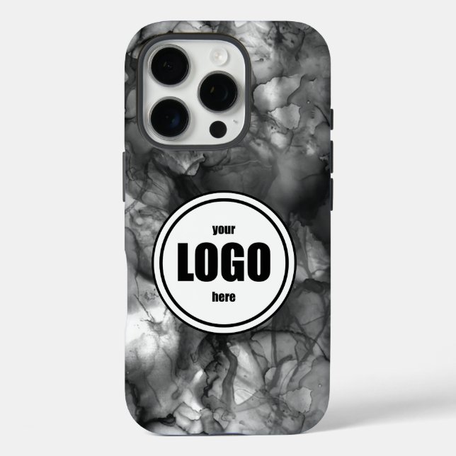 Schwarzweiß-Logos Case-Mate iPhone Hülle (Rückseite)