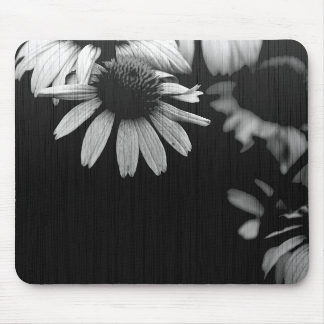 Schwarzweiß Mousepad (Vorne)