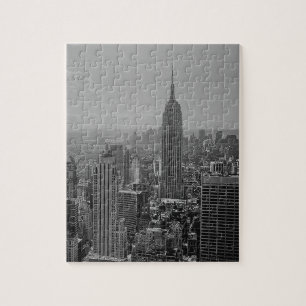 Schwarzweiß New York City Puzzle