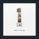 Schwarzweiß-Nummer 1 FotoCollage Magnetkarte<br><div class="desc">Passen Sie Ihre eigene Fotografie an. Sie können dieses maßgeschneiderte Produkt für besondere Anlässe wie Hochzeiten,  Geburtstage,  Weihnachten,  Feiertage,  Gedenkfeiern,  Abschluss und Jahrestage herstellen. Es kann auch als Geschenk an Ihre beste Freundin,  nahe Freundin,  Familie und Verwandte gegeben werden.</div>