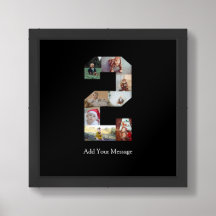 Schwarzweiß-Nummer 2 FotoCollage