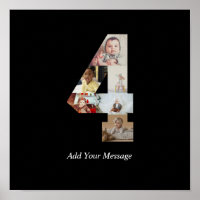 Schwarzweiß-Nummer 4 FotoCollage