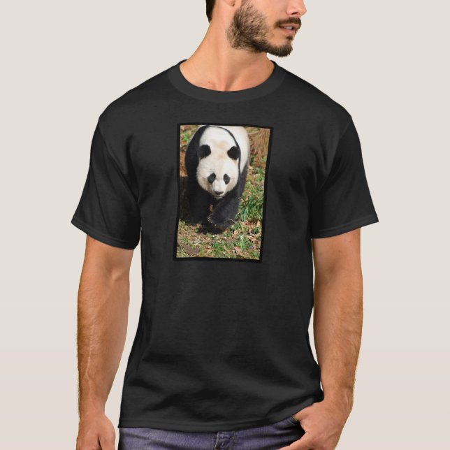 Schwarzweiss-Panda T-Shirt (Vorderseite)