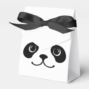 Schwarzweiss-Panda-Tier-Gesichts-Entwurf Geschenkschachtel