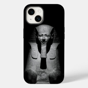 Schwarzweiß-Pharao-König Case-Mate iPhone 14 Hülle