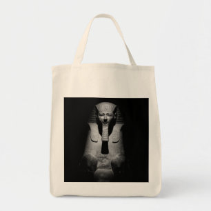 Schwarzweiß-Pharao-König Tragetasche