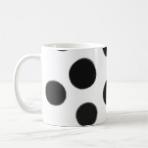 Schwarzweiss-Polkapunkt-Kaffee-Tasse Kaffeetasse