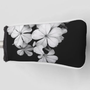 Schwarzweiß-Postkarte Golf Headcover