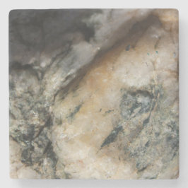 Schwarzweiss-Quarz-Mineral-Beschaffenheit Steinuntersetzer