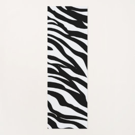 Schwarzweiß Safari Zebra Animal Print Yogamatte