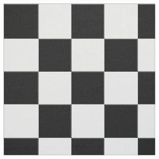 Schwarzweiss-Schachbrett-Rand-Illusion Stoff